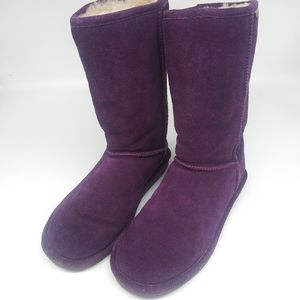 Bearpaw Womens Elle Short Purple Fashion Boots